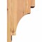 Ekena Millwork Mediterranean Smooth Corbel, Western Red Cedar, 5 1/2"W x 8"D x 12"H COR06X08X12MED00SWR - alternate 3